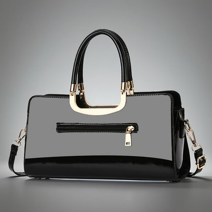 Crossbody Bag for Women – Polyester, Croc Print Glossy Evening Way – detail view 5