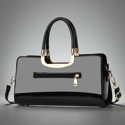 Crossbody Bag for Women – Polyester, Croc Print Glossy Evening Way – detail view 5