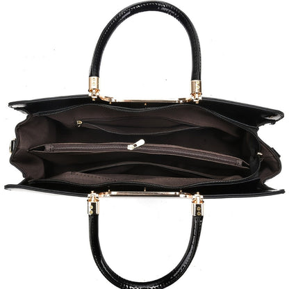 Crossbody Bag for Women – Polyester, Croc Print Glossy Evening Way – detail view 9