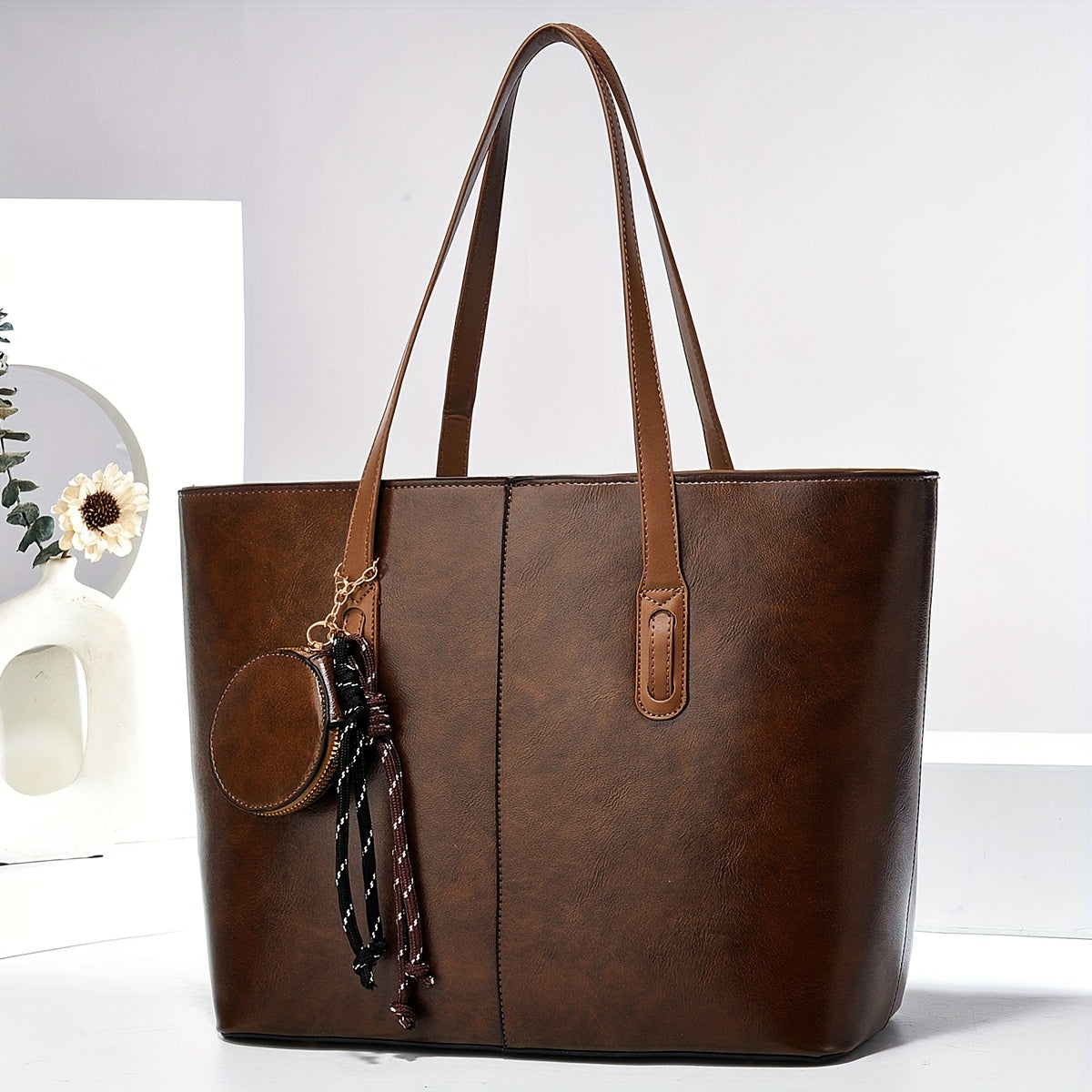 Crossbody Bag for Women – Polyester, Large Capacity, for Travel & Work – front view - product view 23