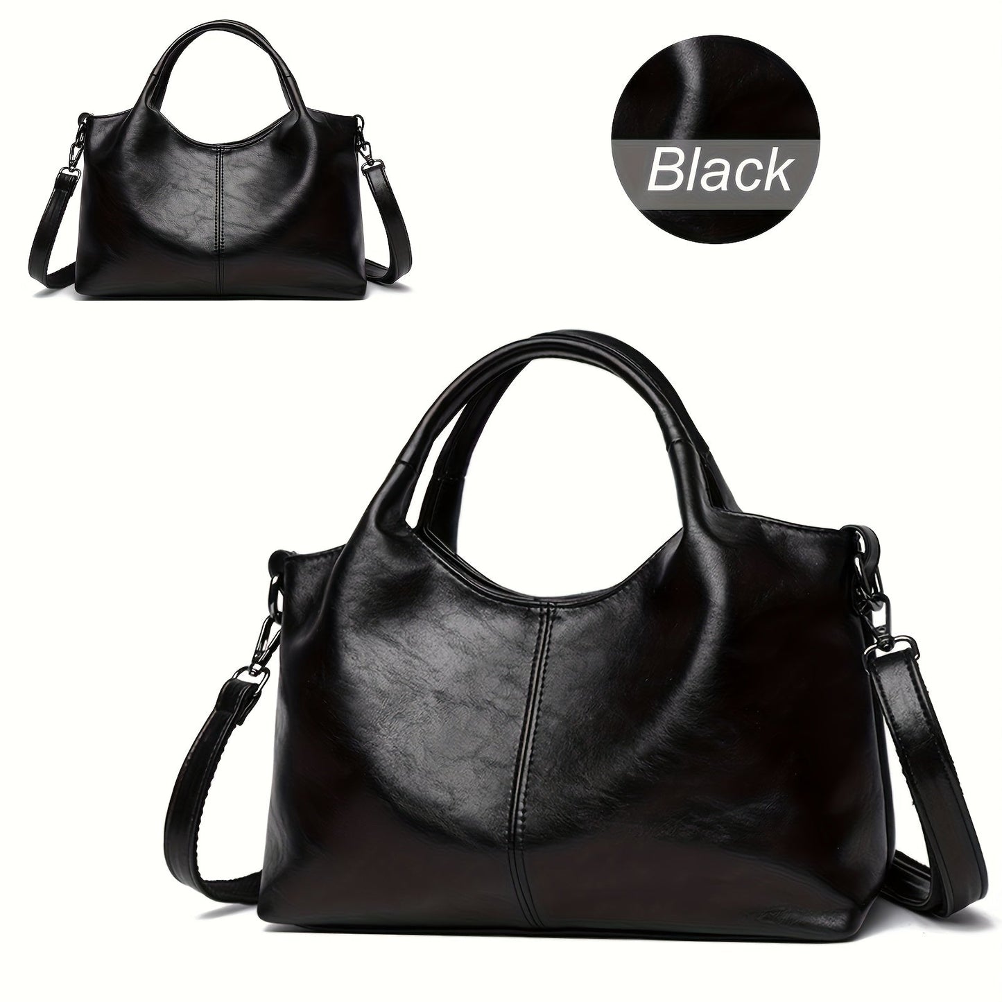 Crossbody Bag for Women – Polyester, Oversized, Large Capacity – front view - product view 12