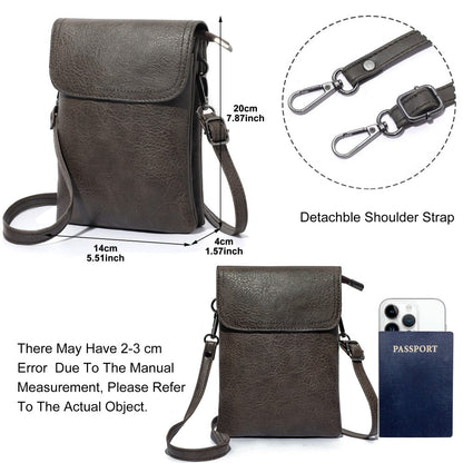 Crossbody Bag for Women – 7 Colors, PU Leather, Adjustable Strap – detail view 20