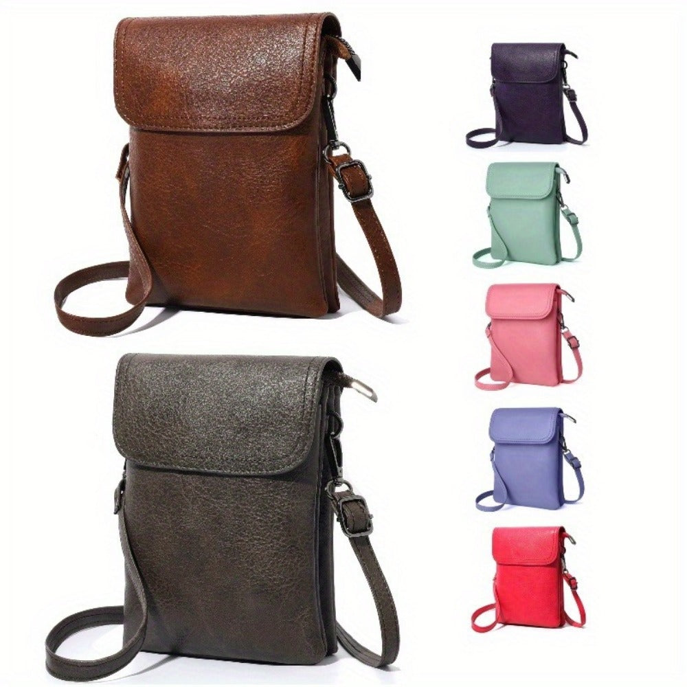 Crossbody Bag for Women – 7 Colors, PU Leather, Adjustable Strap – detail view 4