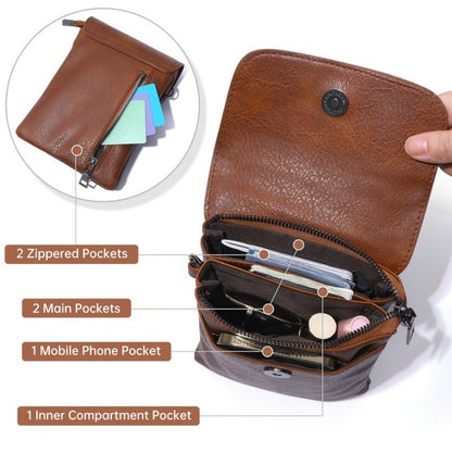Crossbody Bag for Women – 7 Colors, PU Leather, Adjustable Strap – detail view 6