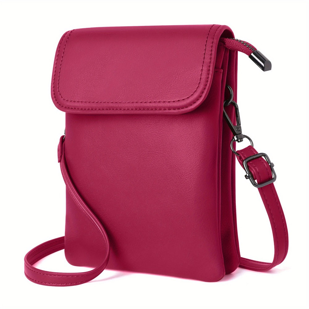 Crossbody Bag for Women – 7 Colors, PU Leather, Adjustable Strap – detail view 7