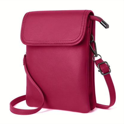 Crossbody Bag for Women – 7 Colors, PU Leather, Adjustable Strap – detail view 7
