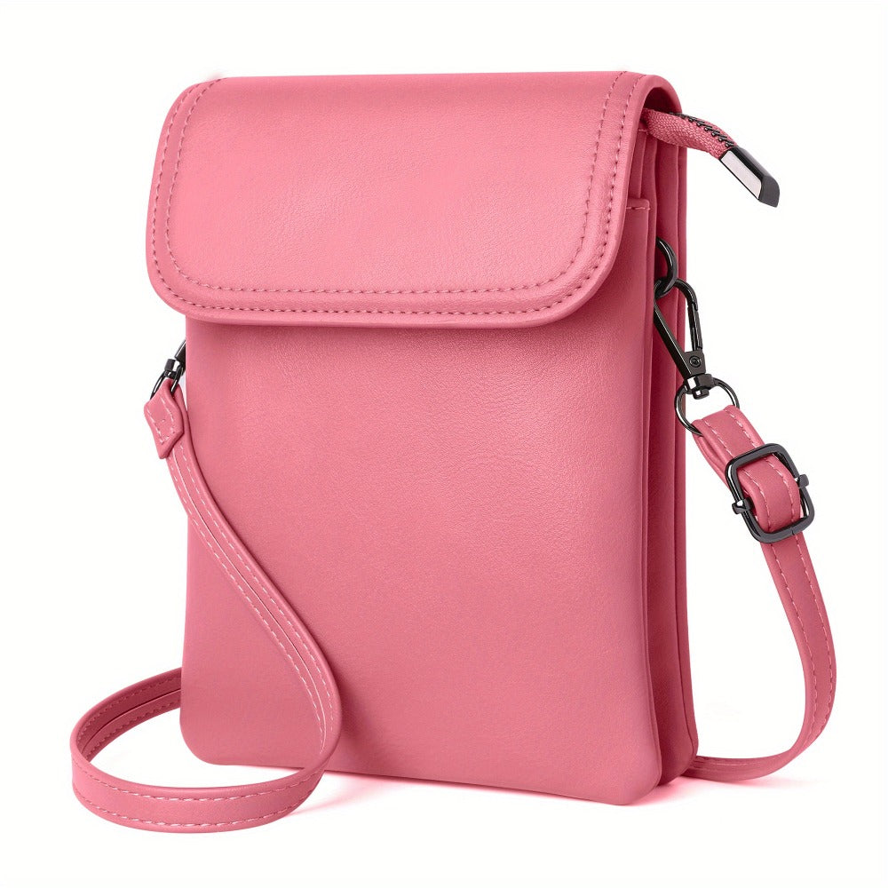 Crossbody Bag for Women – 7 Colors, PU Leather, Adjustable Strap – detail view 9