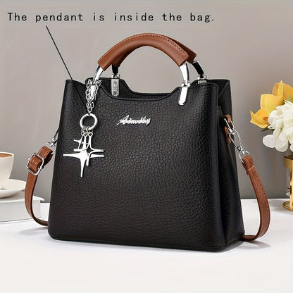 Crossbody Bag for Women – PU Leather, Adjustable Strap, for Work – alternate view