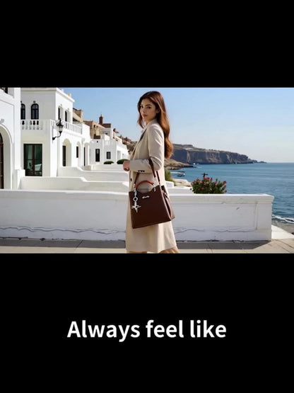 Crossbody Bag for Women – PU Leather, Adjustable Strap, for Work – detail view 16