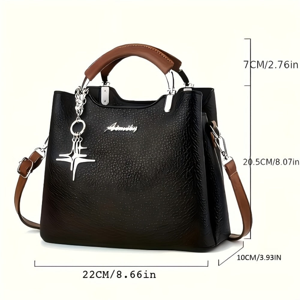 Crossbody Bag for Women – PU Leather, Adjustable Strap, for Work – detail view 6