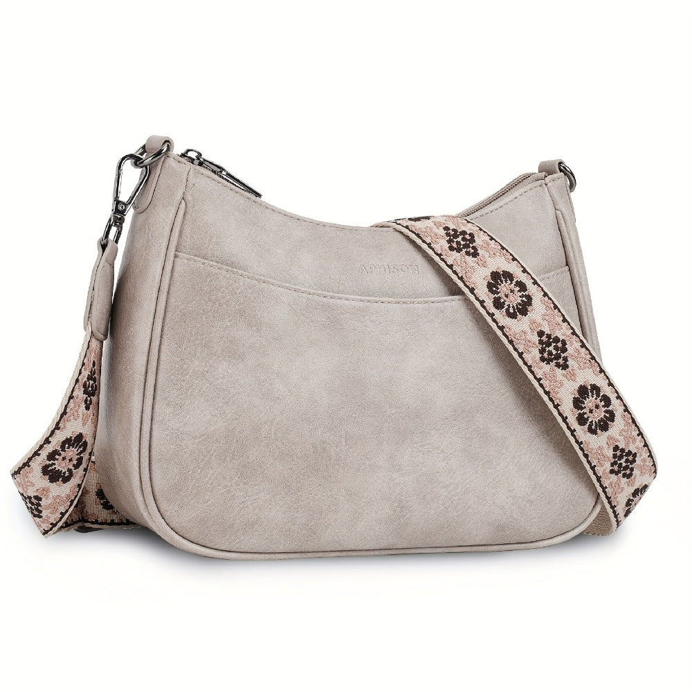 Crossbody Bag for Women – 7 Colors, PU Leather, Adjustable Strap – detail view 14