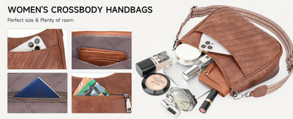 Crossbody Bag for Women – 7 Colors, PU Leather, Adjustable Strap – detail view 18
