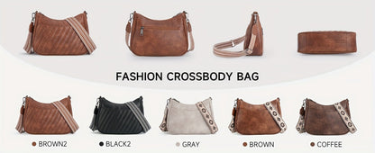 Crossbody Bag for Women – 7 Colors, PU Leather, Adjustable Strap – detail view 20