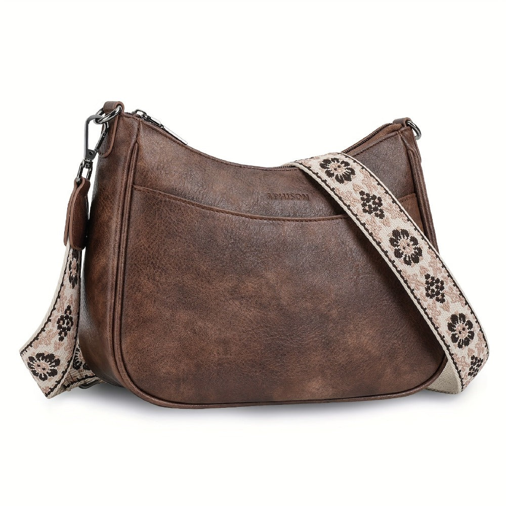 Crossbody Bag for Women – 7 Colors, PU Leather, Adjustable Strap – detail view 12