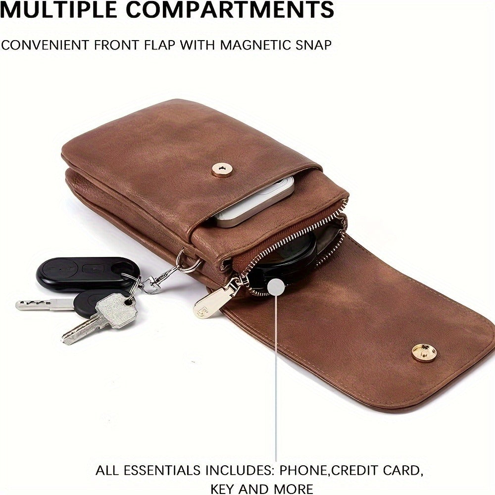 Crossbody Bag for Women – 4 Colors, PU Leather, Adjustable Strap – detail view 12