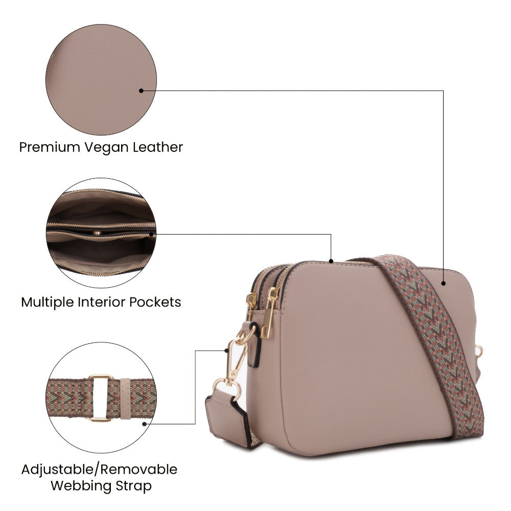 Crossbody Bag for Women – 8 Colors, PU Leather, for Everyday Use – detail view 7