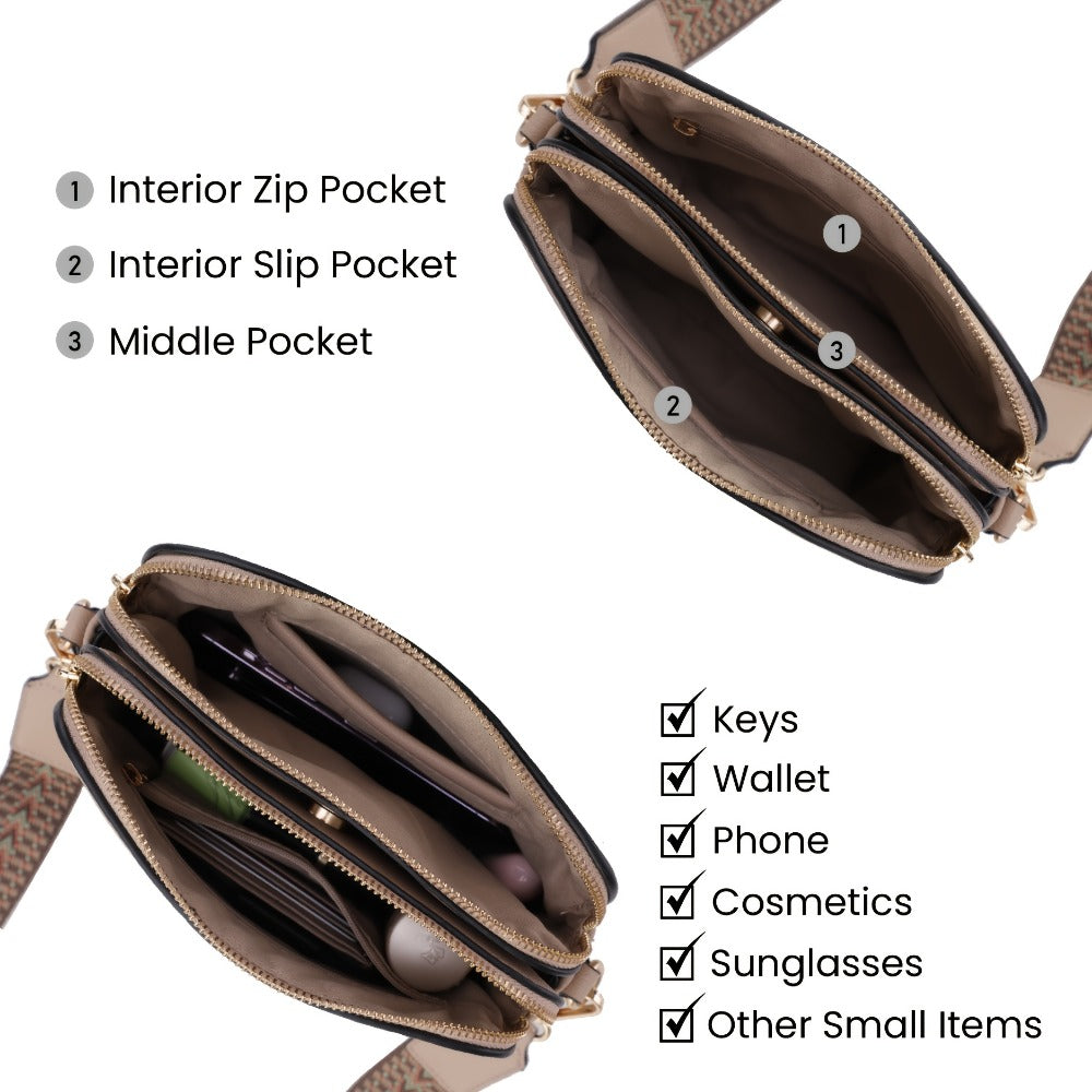 Crossbody Bag for Women – 8 Colors, PU Leather, for Everyday Use – detail view 9