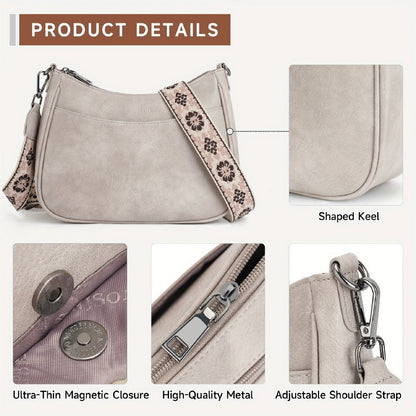 Crossbody Bag for Women – PU Leather, Adjustable Strap, for Everyday Use – detail view 9