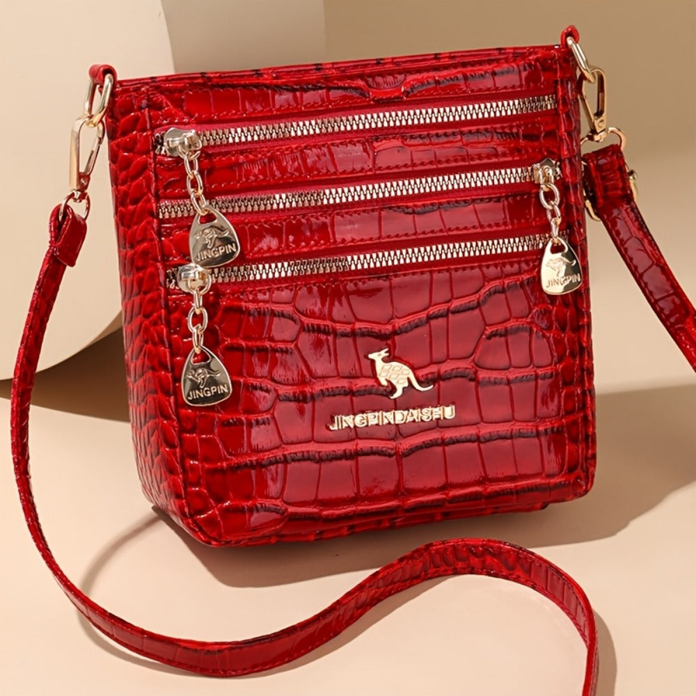 Crossbody Bag for Women – PU Leather, Adjustable Strap, Compact, for Everyday Use – detail view 9