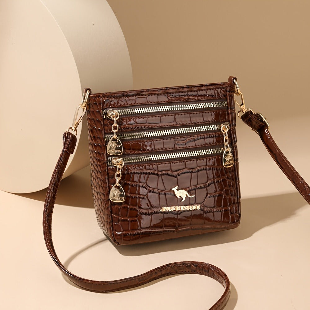Crossbody Bag for Women – PU Leather, Adjustable Strap, Compact, for Everyday Use – detail view 10