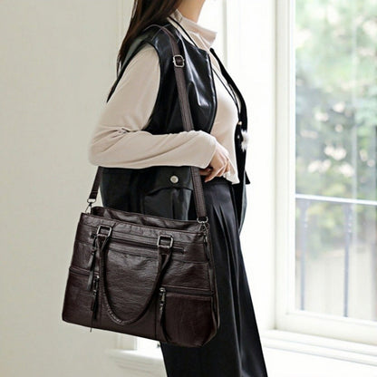 Crossbody Bag for Women – PU Leather, Multi-Pocket – detail view 6