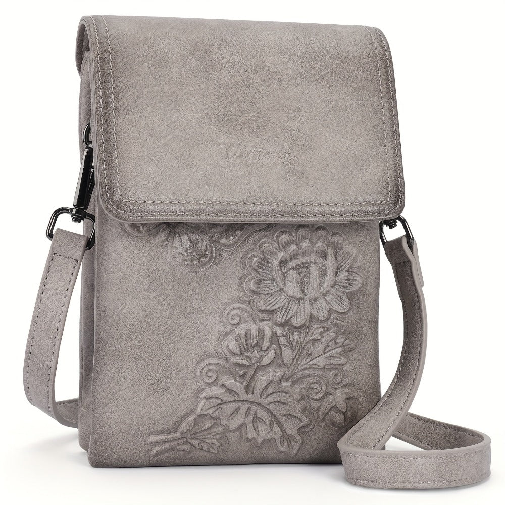 Crossbody Bag for Women – PU Leather, Quilted – detail view 4