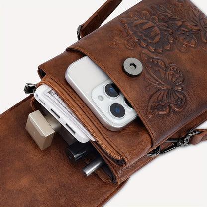 Crossbody Bag for Women – PU Leather, Quilted – detail view 5