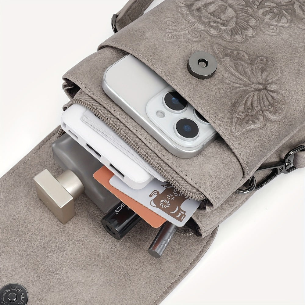 Crossbody Bag for Women – PU Leather, Quilted – detail view 7