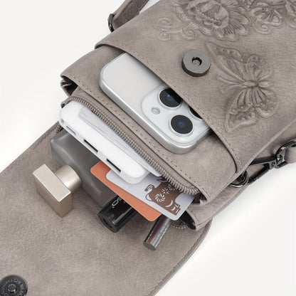 Crossbody Bag for Women – PU Leather, Quilted – detail view 7