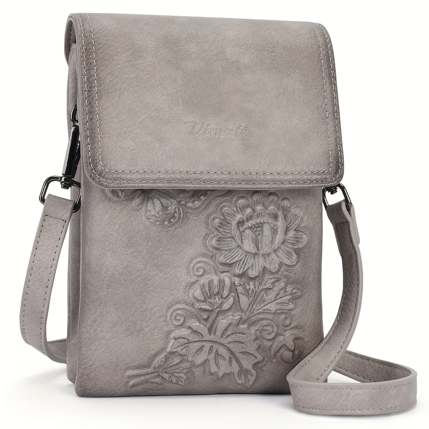 Crossbody Bag for Women – PU Leather, Quilted – detail view 11