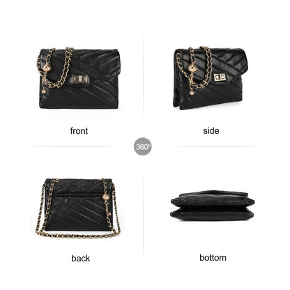 Crossbody Bag for Women – PU Leather, Quilted, for Travel & Everyday Use – detail view 9