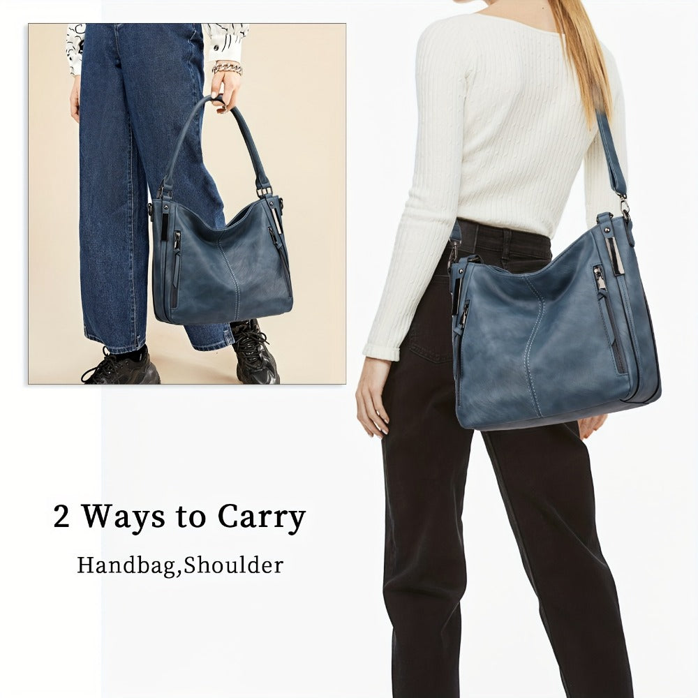 Crossbody Bag for Women – PU Leather, Adjustable Strap, for Travel & Work – detail view 13