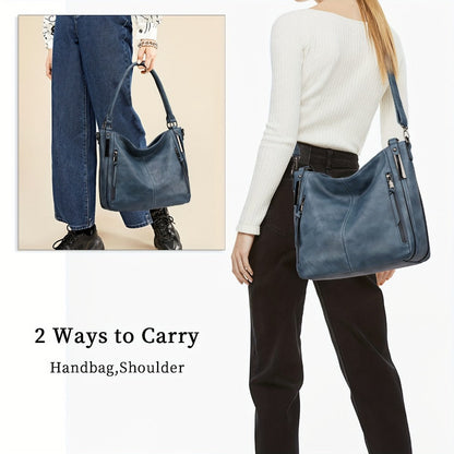 Crossbody Bag for Women – PU Leather, Adjustable Strap, for Travel & Work – detail view 13