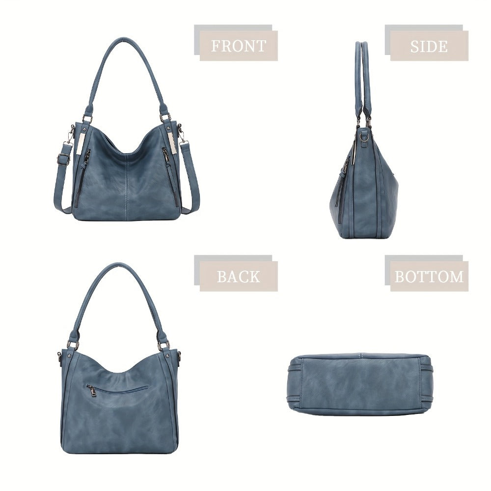 Crossbody Bag for Women – PU Leather, Adjustable Strap, for Travel & Work – detail view 4