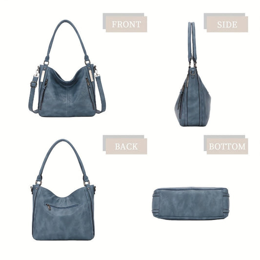 Crossbody Bag for Women – PU Leather, Adjustable Strap, for Travel & Work – detail view 4