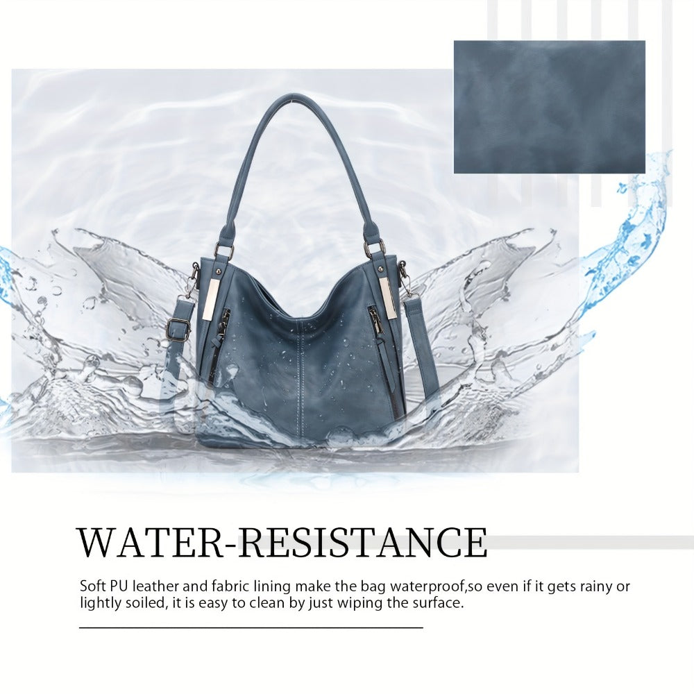 Crossbody Bag for Women – PU Leather, Adjustable Strap, for Travel & Work – detail view 11