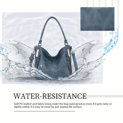 Crossbody Bag for Women – PU Leather, Adjustable Strap, for Travel & Work – detail view 11