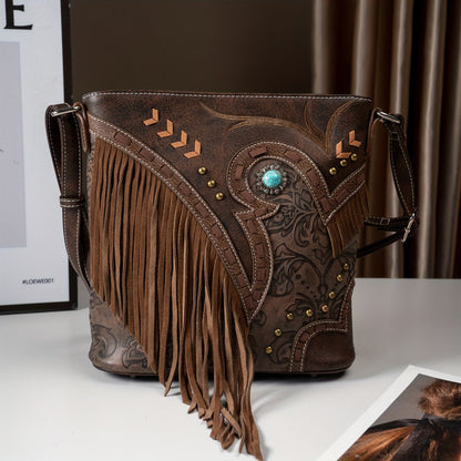 Crossbody Bag for Women – PU Leather, Multi-Pocket, for Travel & Work – detail view 9