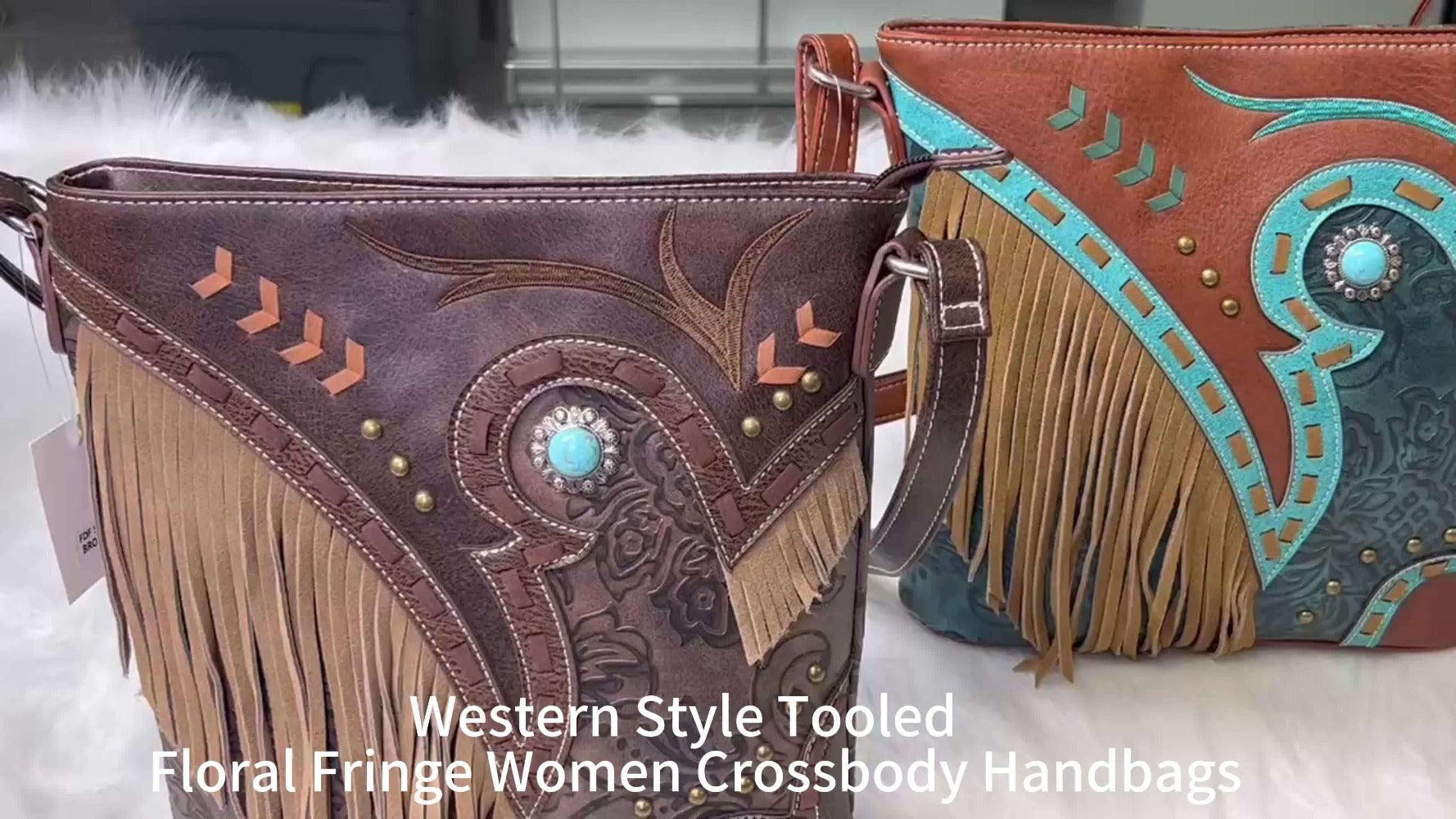 Crossbody Bag for Women – PU Leather, Multi-Pocket, for Travel & Work – detail view 12