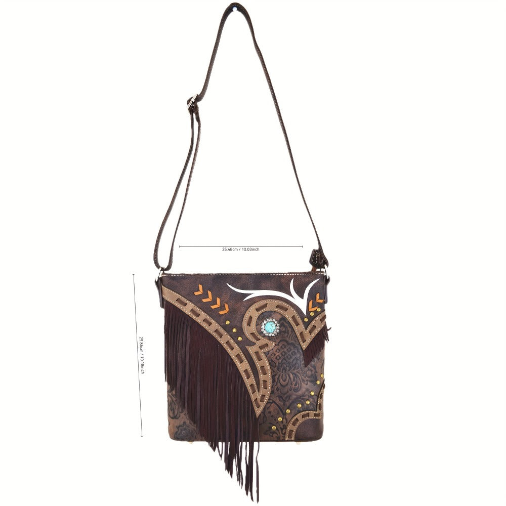 Crossbody Bag for Women – PU Leather, Multi-Pocket, for Travel & Work – detail view 3