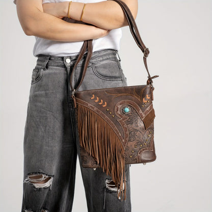 Crossbody Bag for Women – PU Leather, Multi-Pocket, for Travel & Work – detail view 6