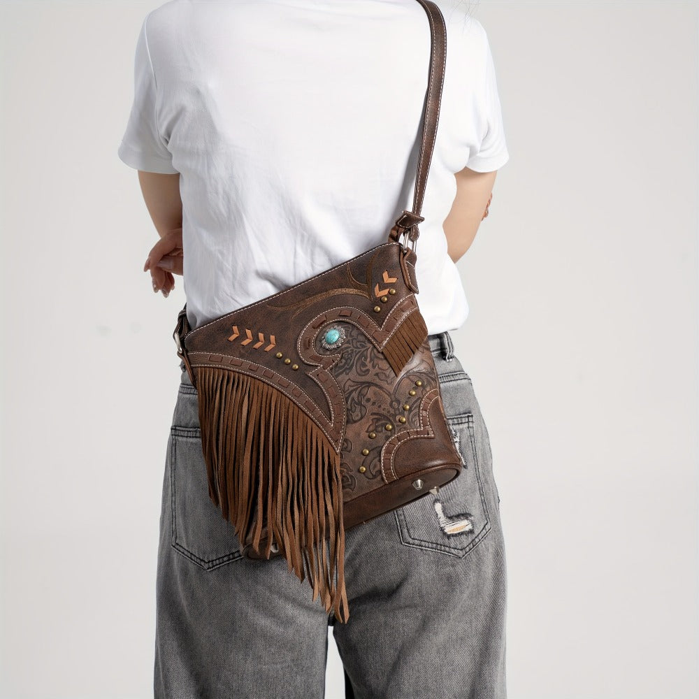 Crossbody Bag for Women – PU Leather, Multi-Pocket, for Travel & Work – detail view 7