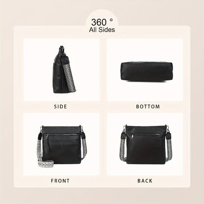 Crossbody Bag for Women – PU Leather, Large Capacity, for Travel & Work – detail view 19