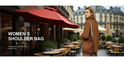 Crossbody Bag for Women – PU Leather, Large Capacity, for Travel & Work – detail view 23