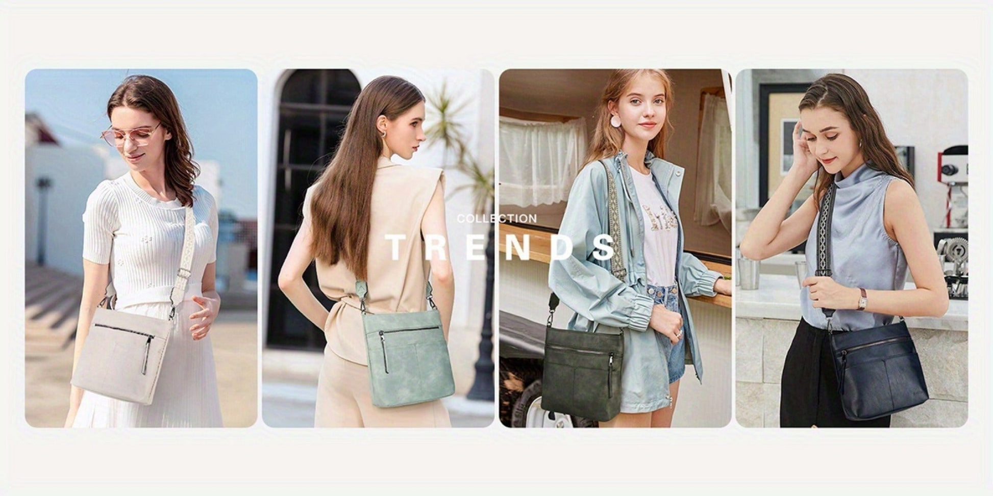 Crossbody Bag for Women – PU Leather, Large Capacity, for Travel & Work – detail view 27