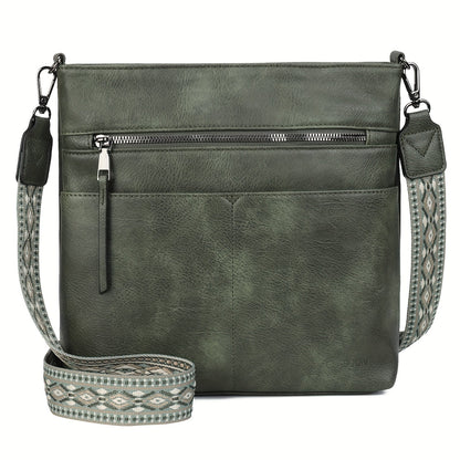 Crossbody Bag for Women – PU Leather, Large Capacity, for Travel & Work – detail view 2