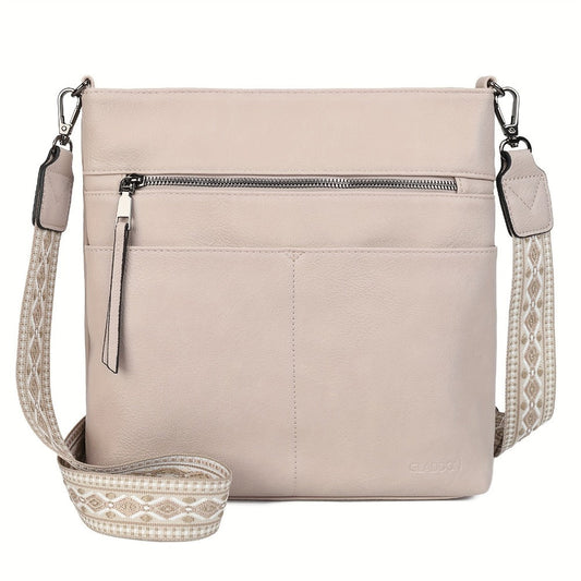 Crossbody Bag for Women – PU Leather, Large Capacity, for Travel & Work – front view