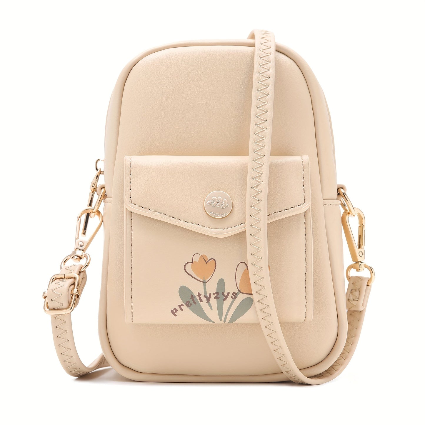 Crossbody Bag for Women – PU Leather, Adjustable Strap, Mini, for Travel – front view - product view 27