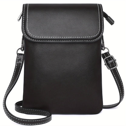 Crossbody Bag for Women – PU Leather, Adjustable Strap, Mini, for Travel – detail view 4