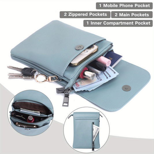 Crossbody Bag for Women – PU Leather, Adjustable Strap, Mini, for Travel – detail view 13